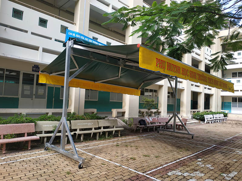 mái hiên chữ A